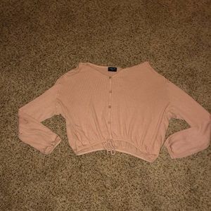 Pink/peach blouse